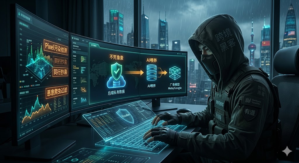 2026 跨境黑客流：拒绝同行白嫖！利用独立站后端私有数据“喂养 AI”，打造不死像素护城河