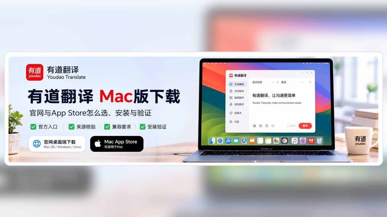 有道翻译Mac版怎么下载？官方入口、App Store与安装验证